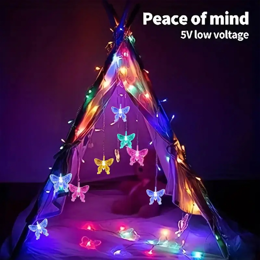 LED Butterfly Curtain String L - огляд і ціна Fairy Light Curtain