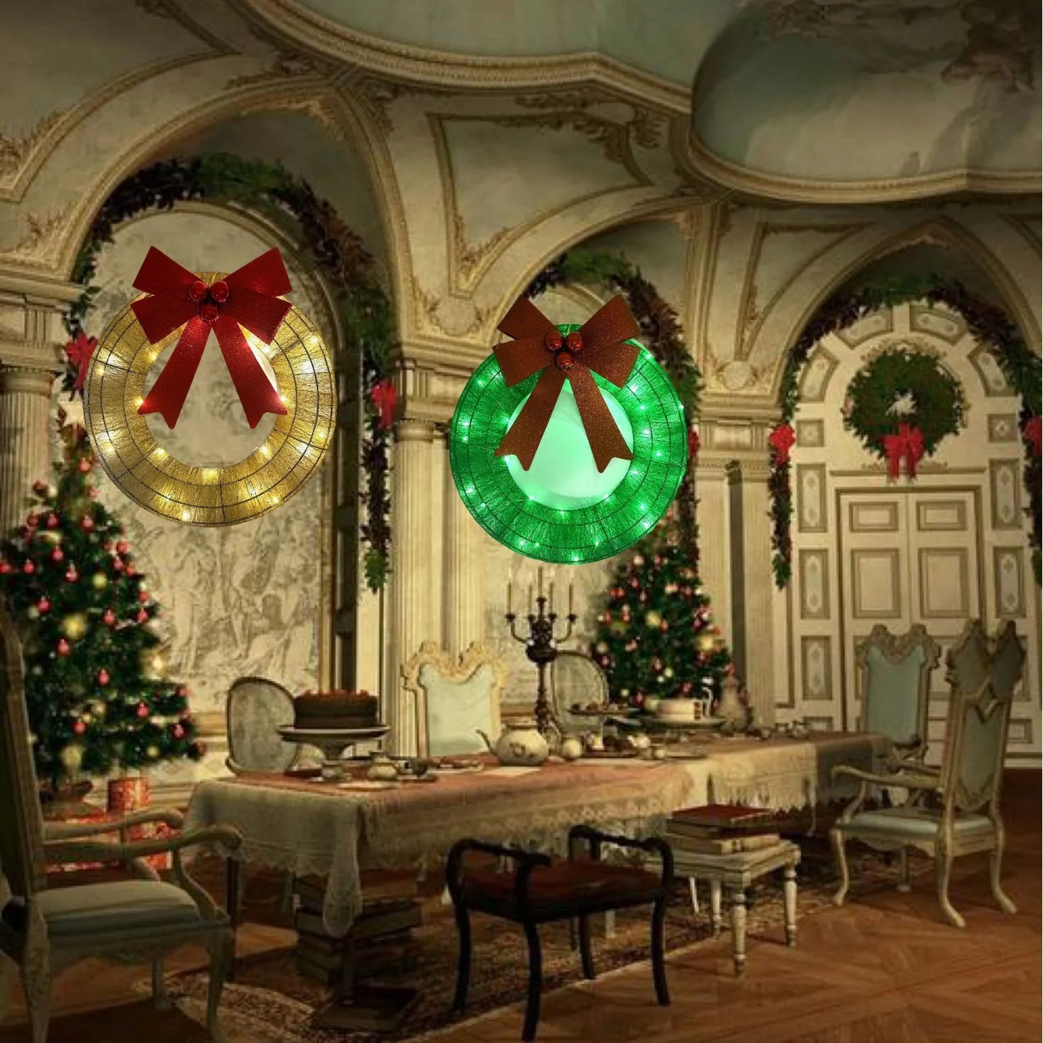 Creative Fashion Christmas Wre - огляд і ціна Pendant Lighting Christmas Decor