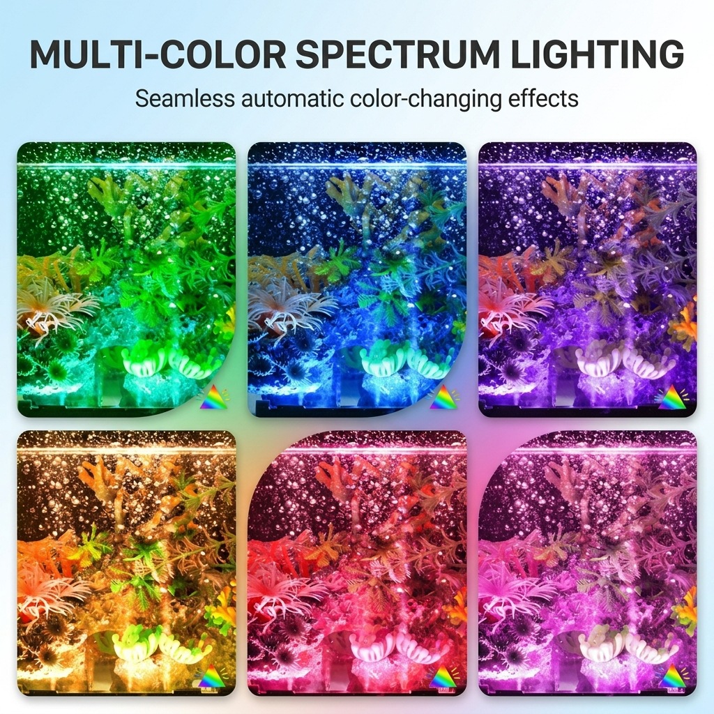 USB LED Aquarium Air Bubble Li - огляд і ціна Colour Changing Bulb