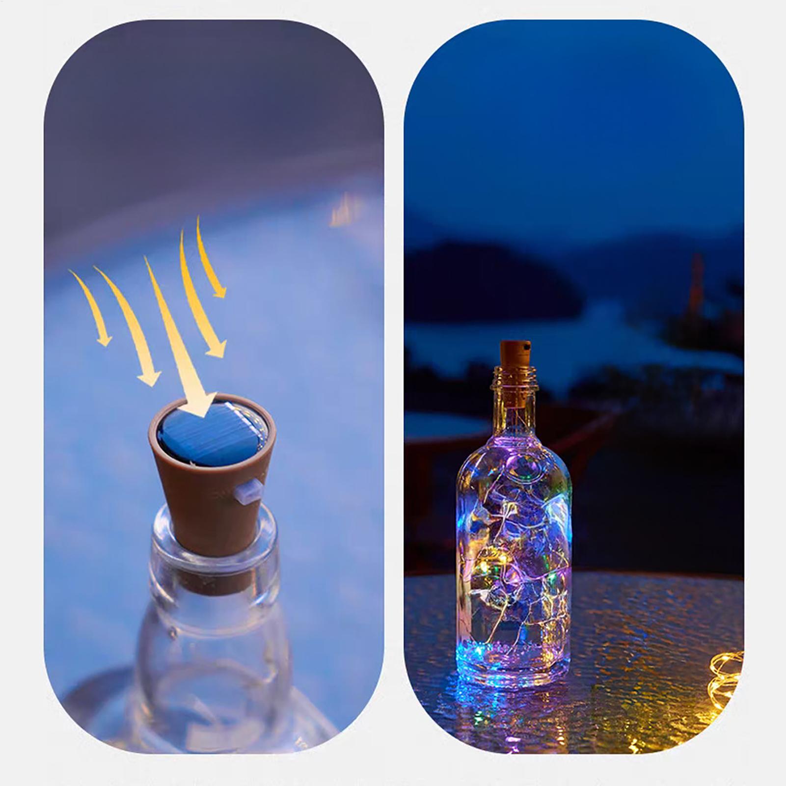 Solar Wine Bottle Lights 6 Pie - огляд і ціна Decor Lighting Cork
