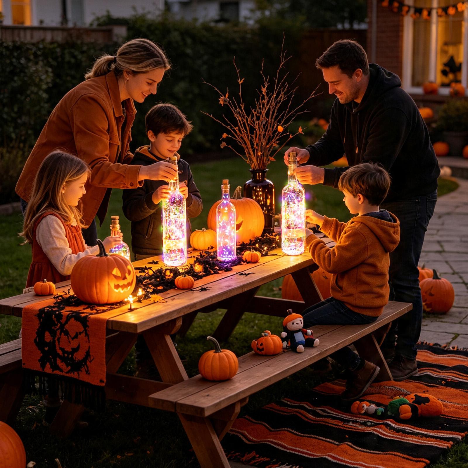 Solar Wine Bottle Lights 6 Pie - огляд і ціна Decor Lighting Cork