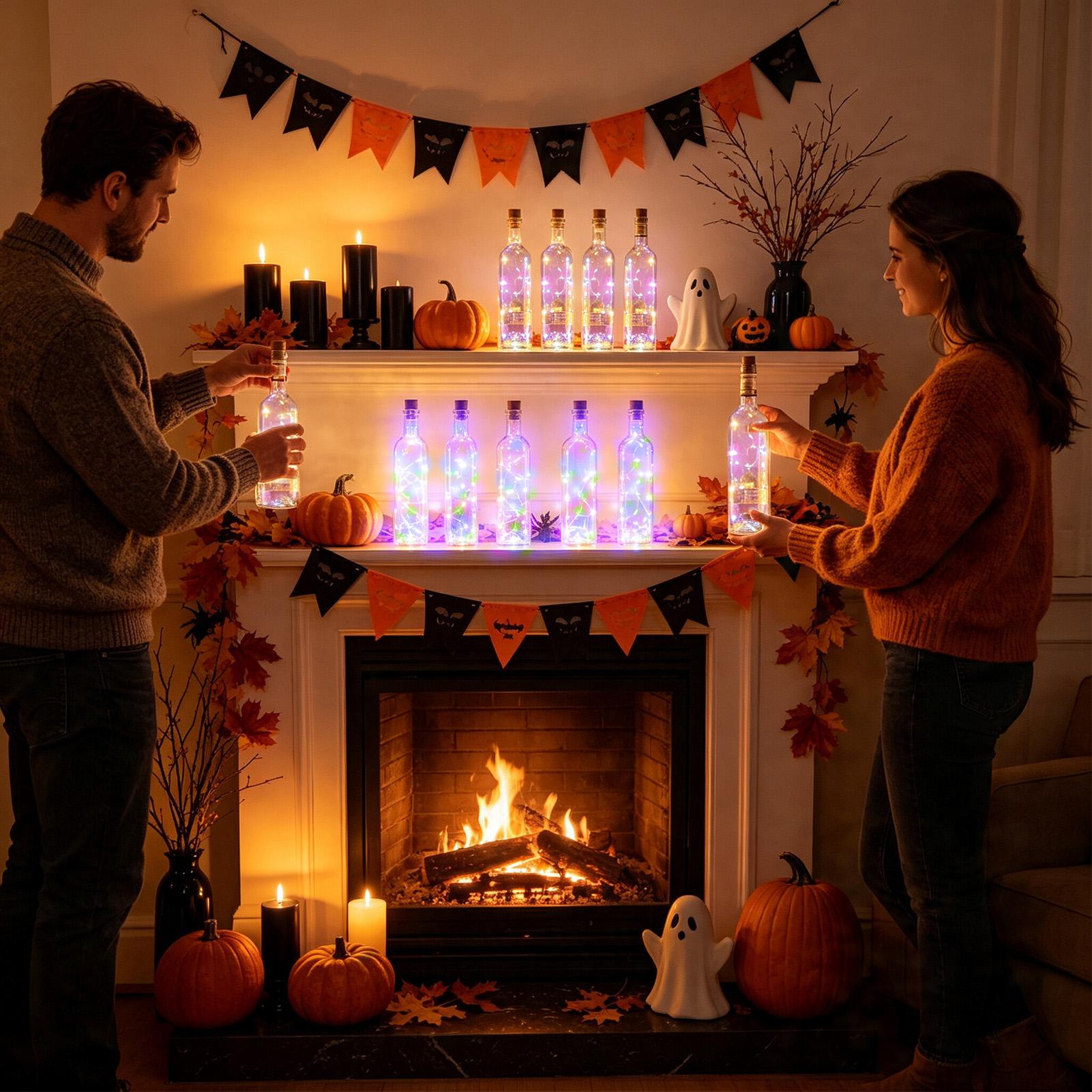 Solar Wine Bottle Lights 6 Pie - огляд і ціна Decor Lighting Cork